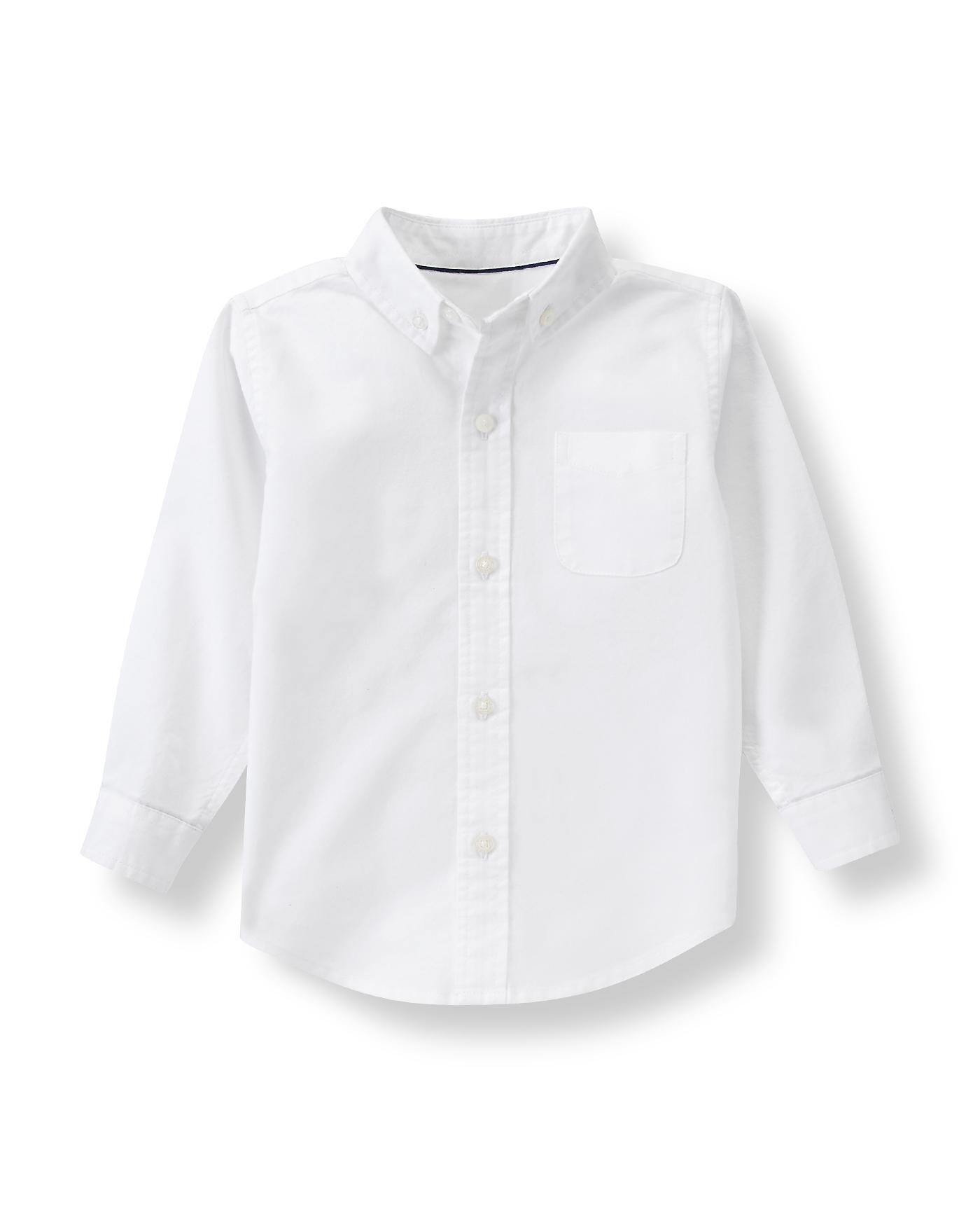 Boy White Oxford Shirt by Janie and Jack
