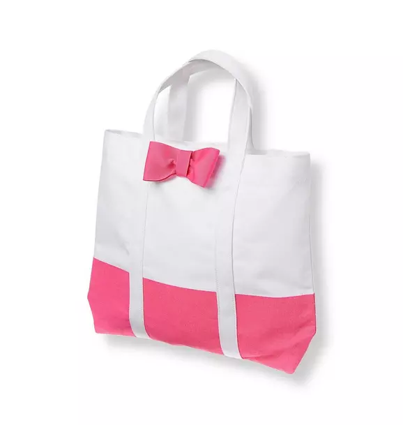 Bow Colorblock Tote image number 0