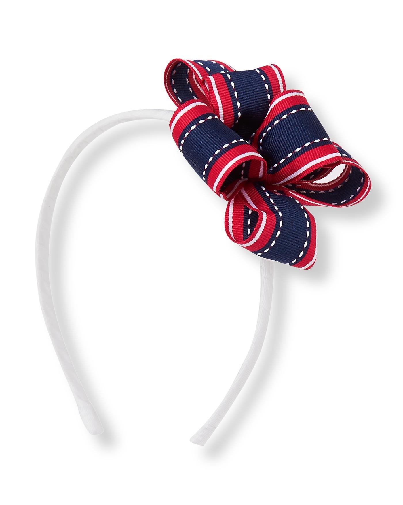 Striped Flower Headband image number 0