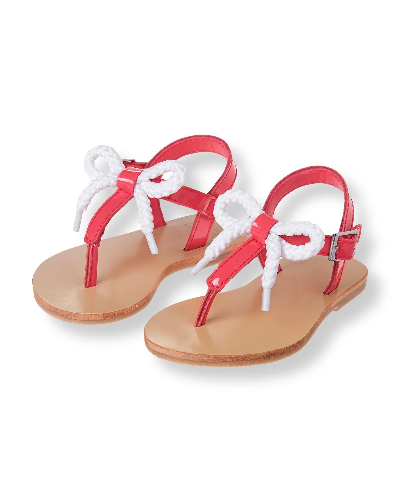 Rope Bow Patent Sandal image number 0