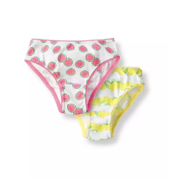 Lemon Print Underwear Two-Pack image number 0