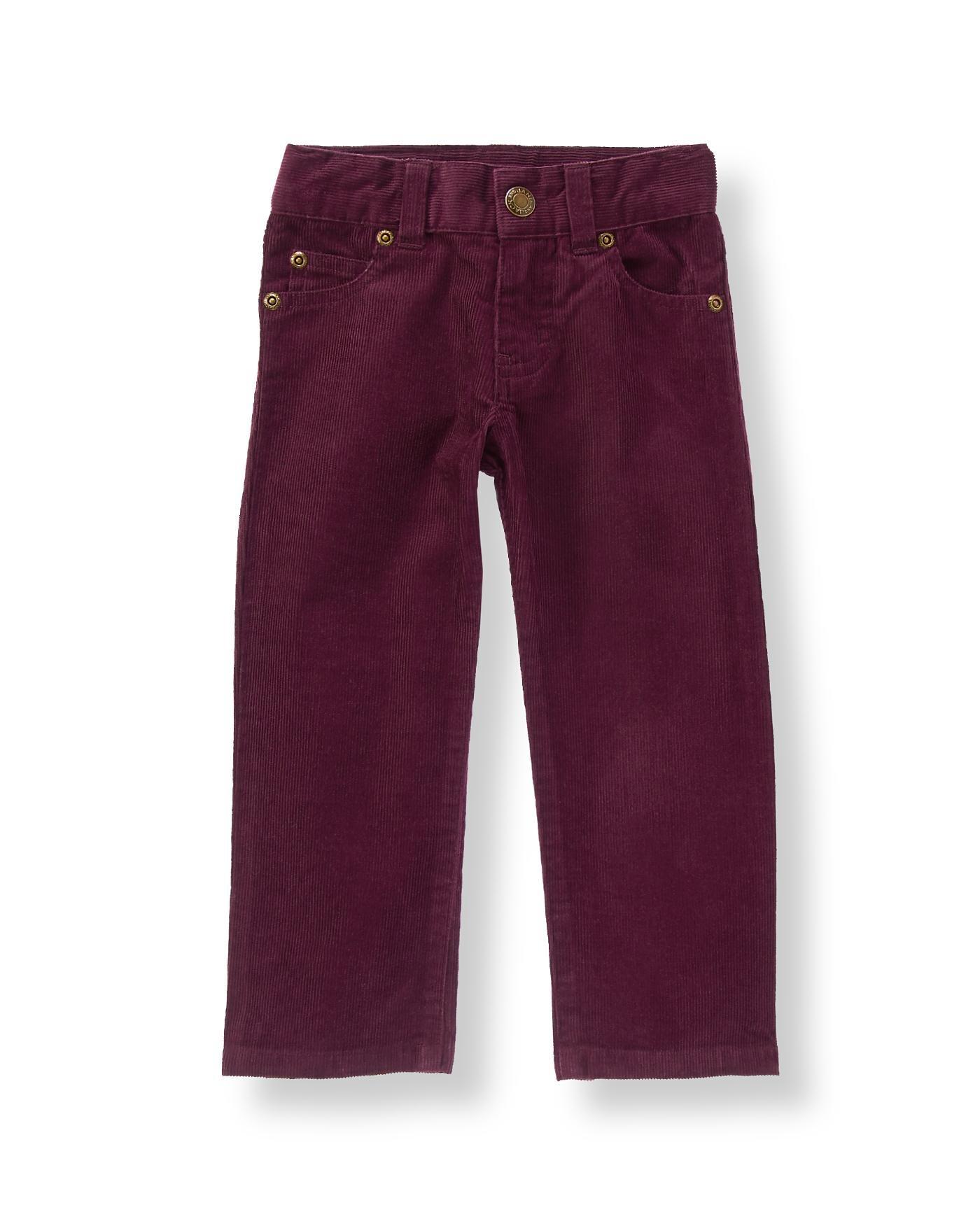 baby boy burgundy pants