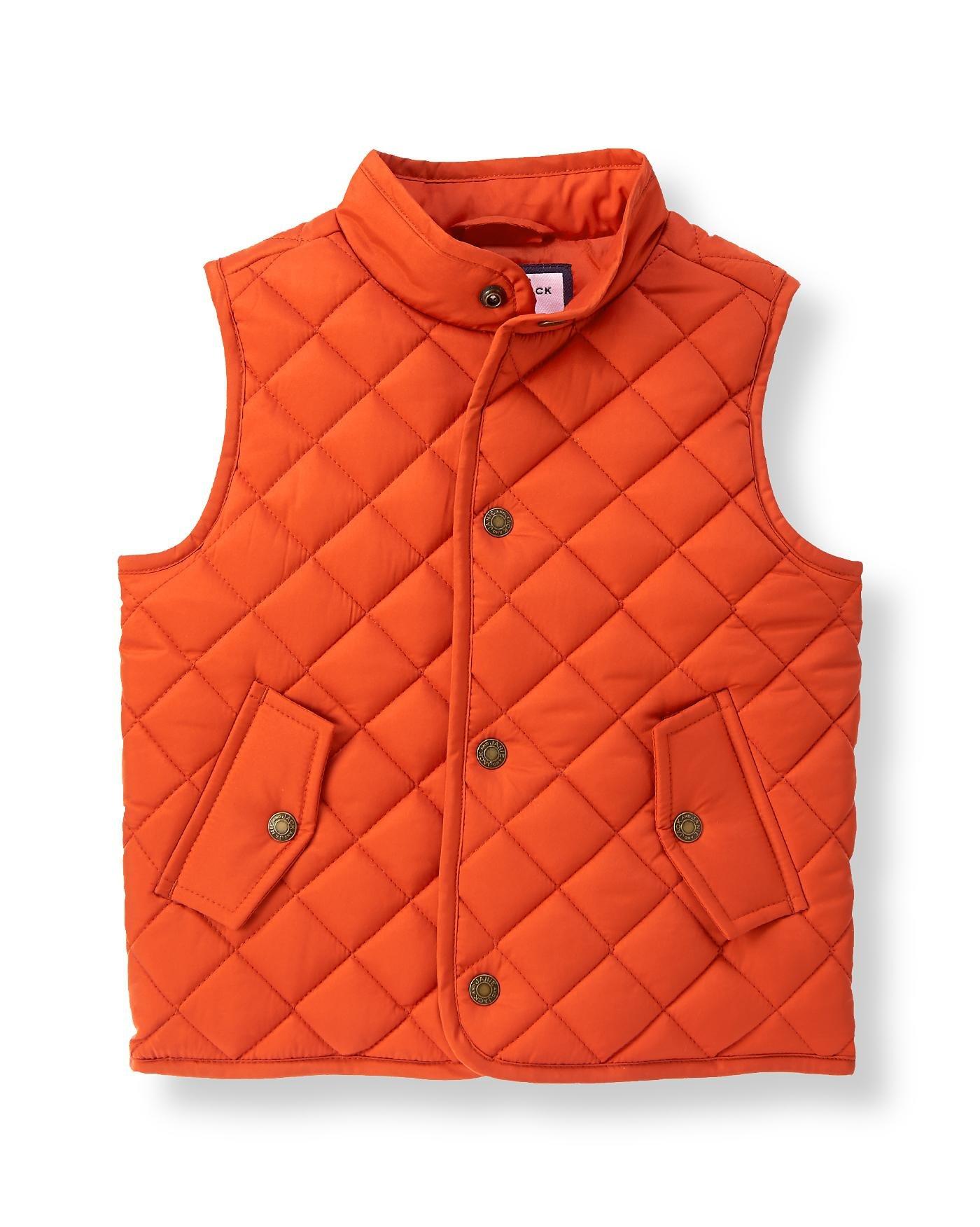 Boy Butternut Quilted Vest by Janie and Jack