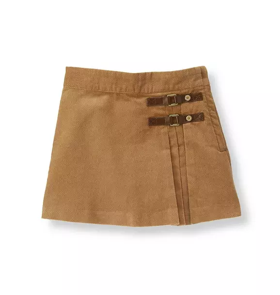 Leather Trim Skirt image number 0