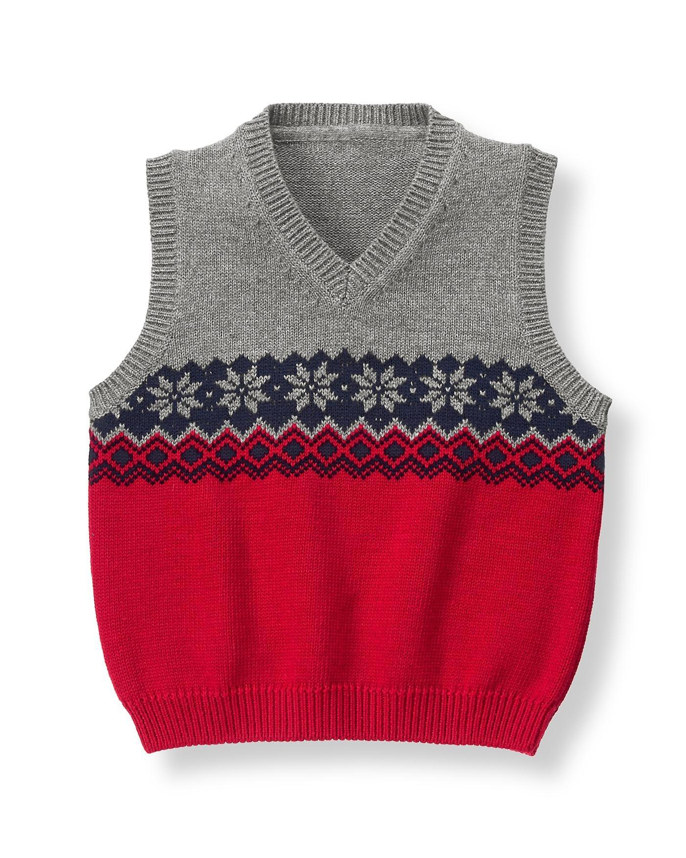 Snowflake Sweater Vest image number 0