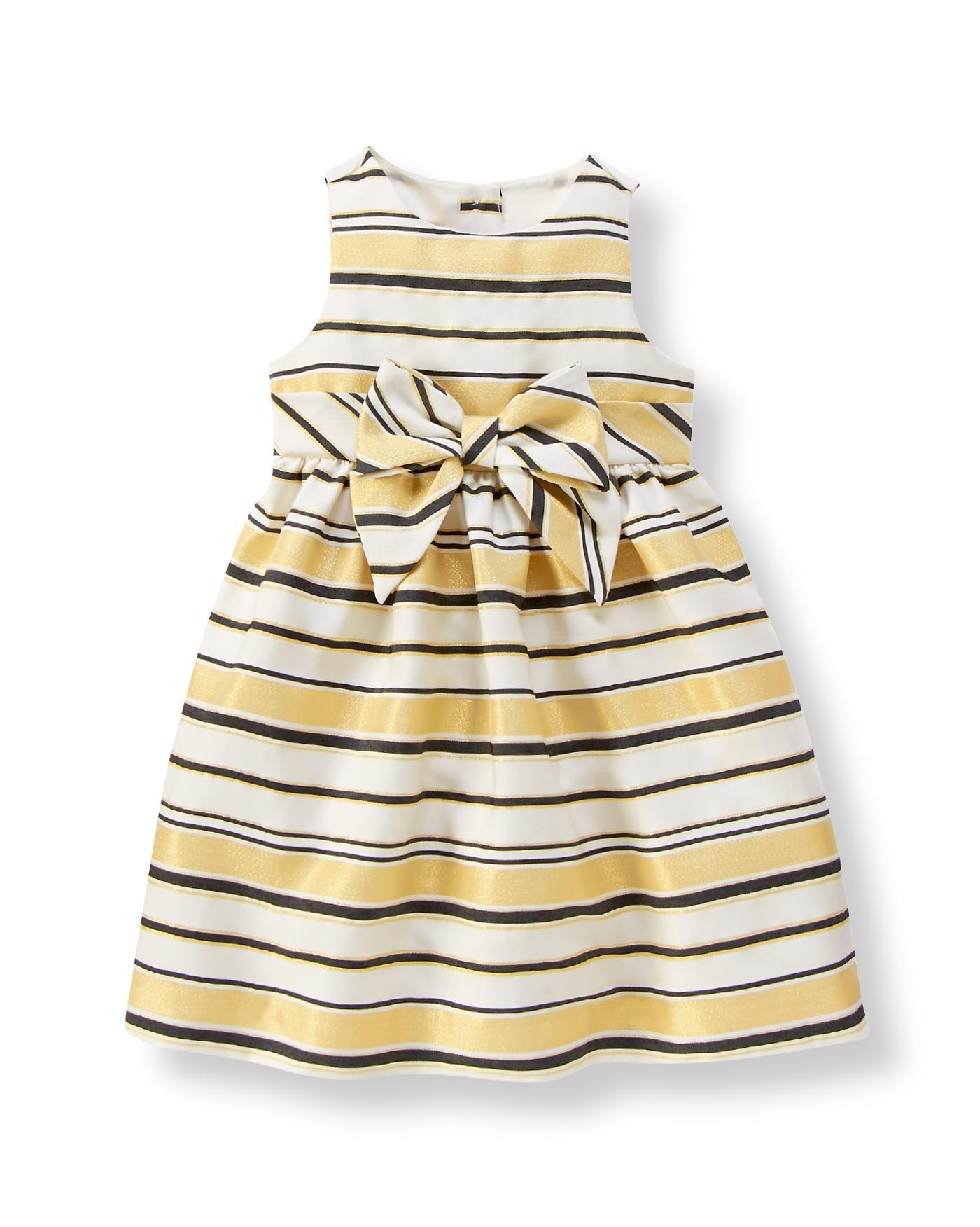 Shimmer Striped Dress image number 0