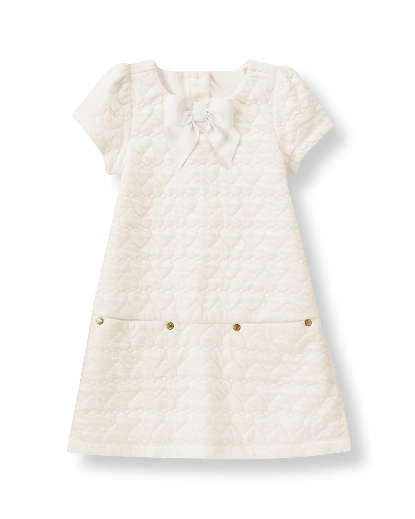 Ivory Quilted Hearts Dress at JanieandJack