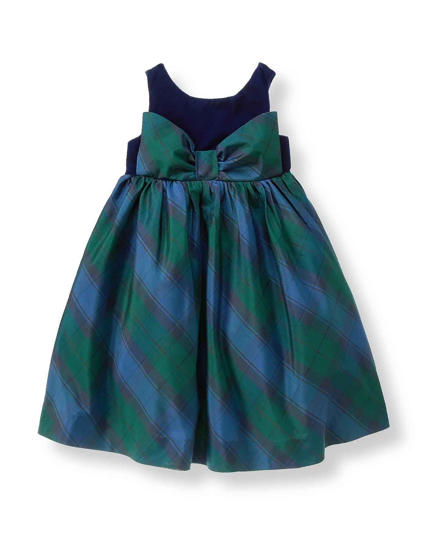 eras tour folklore green dress Blackwatch Tartan Lilia Mini Nap Dress main image 1