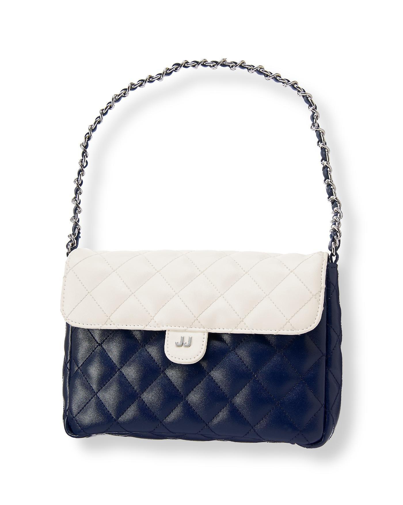 Quilted Colorblock Purse image number 0