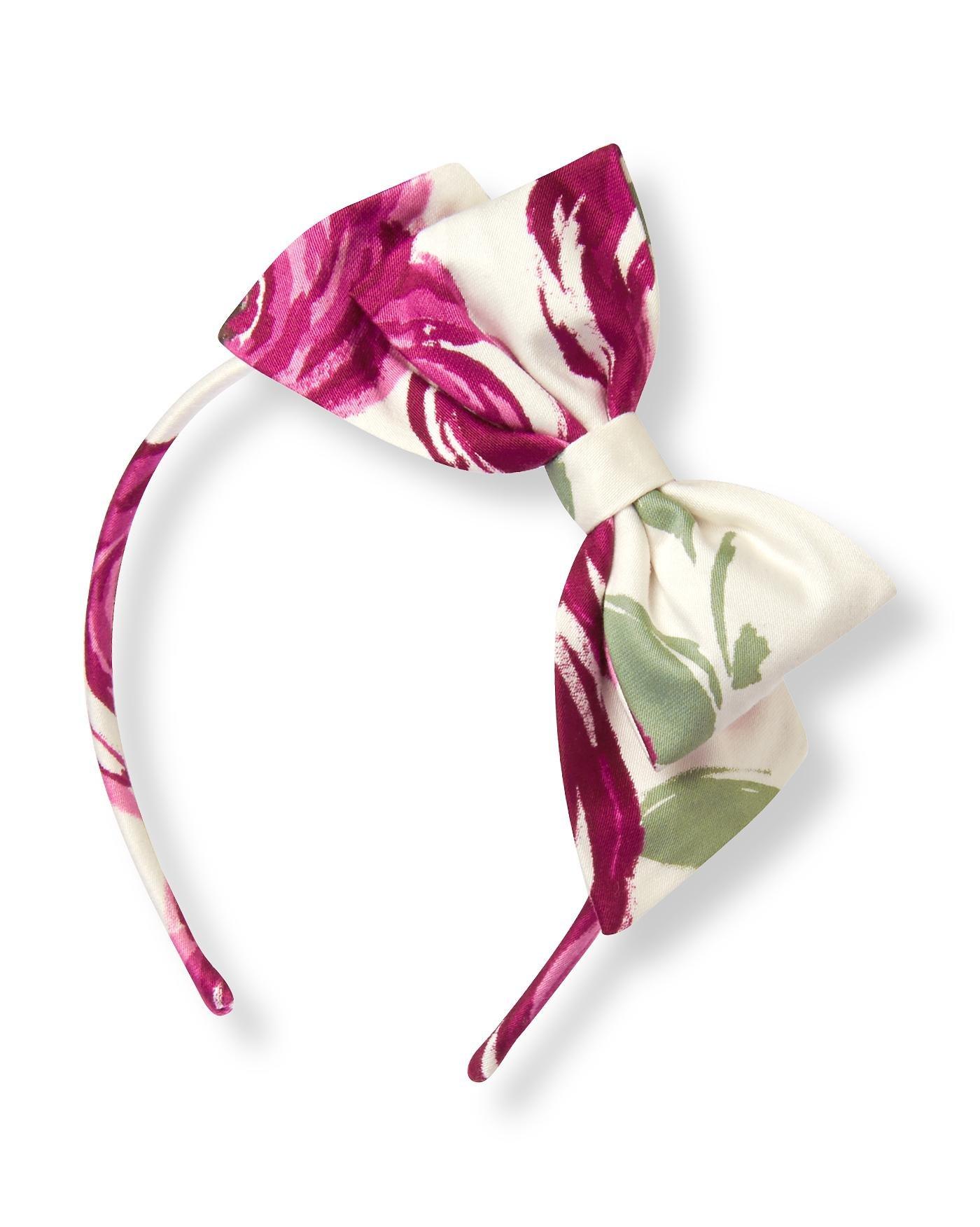 Rose Print Headband image number 0