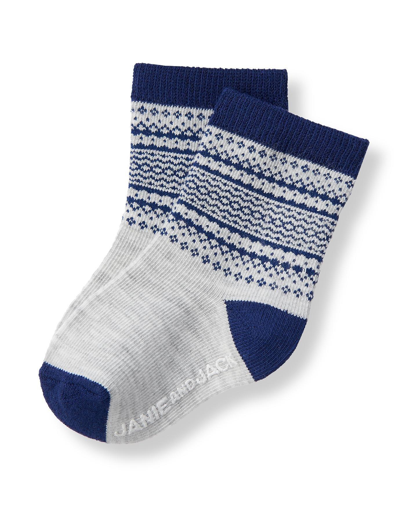 Fair Isle Sock image number 0