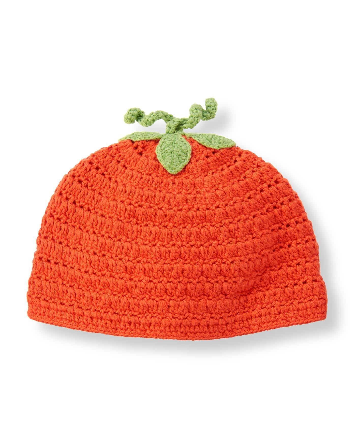 Pumpkin Crochet Beanie image number 0