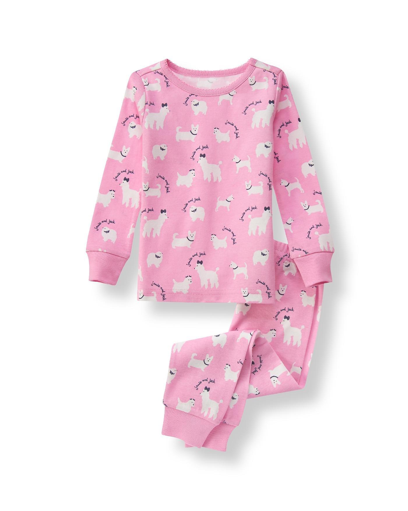 Pretty Puppy Pajama Set image number 0