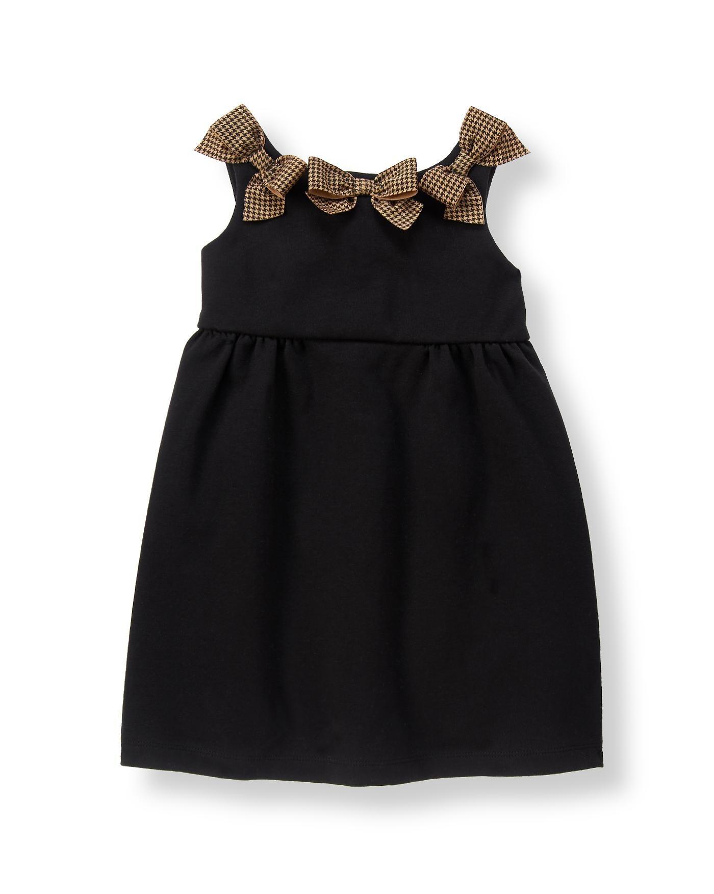 Collections Black Bow Ponte Dress by Janie and Jack