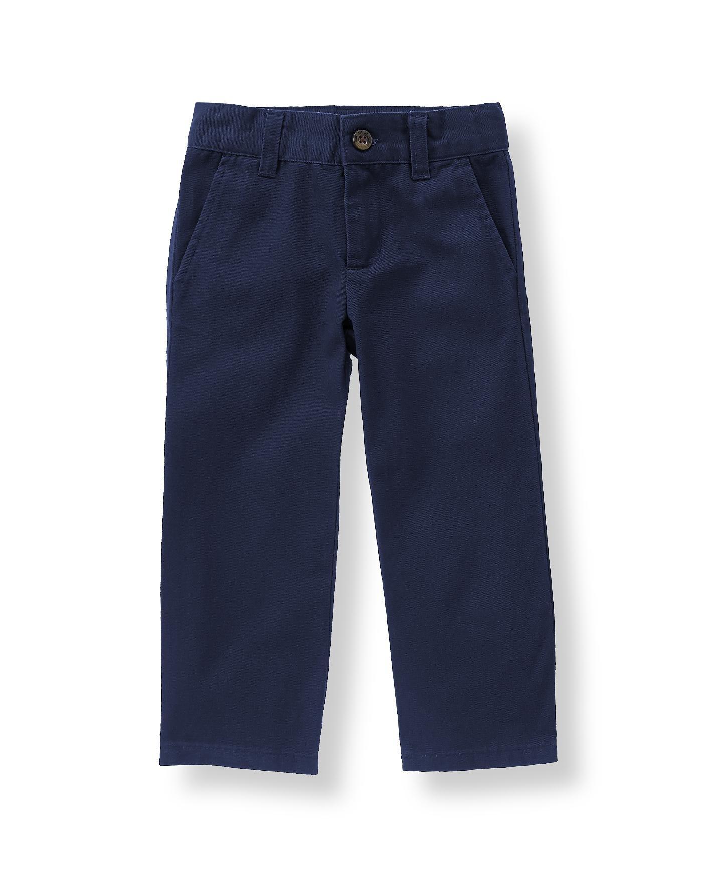 Navy Twill Pant at JanieandJack