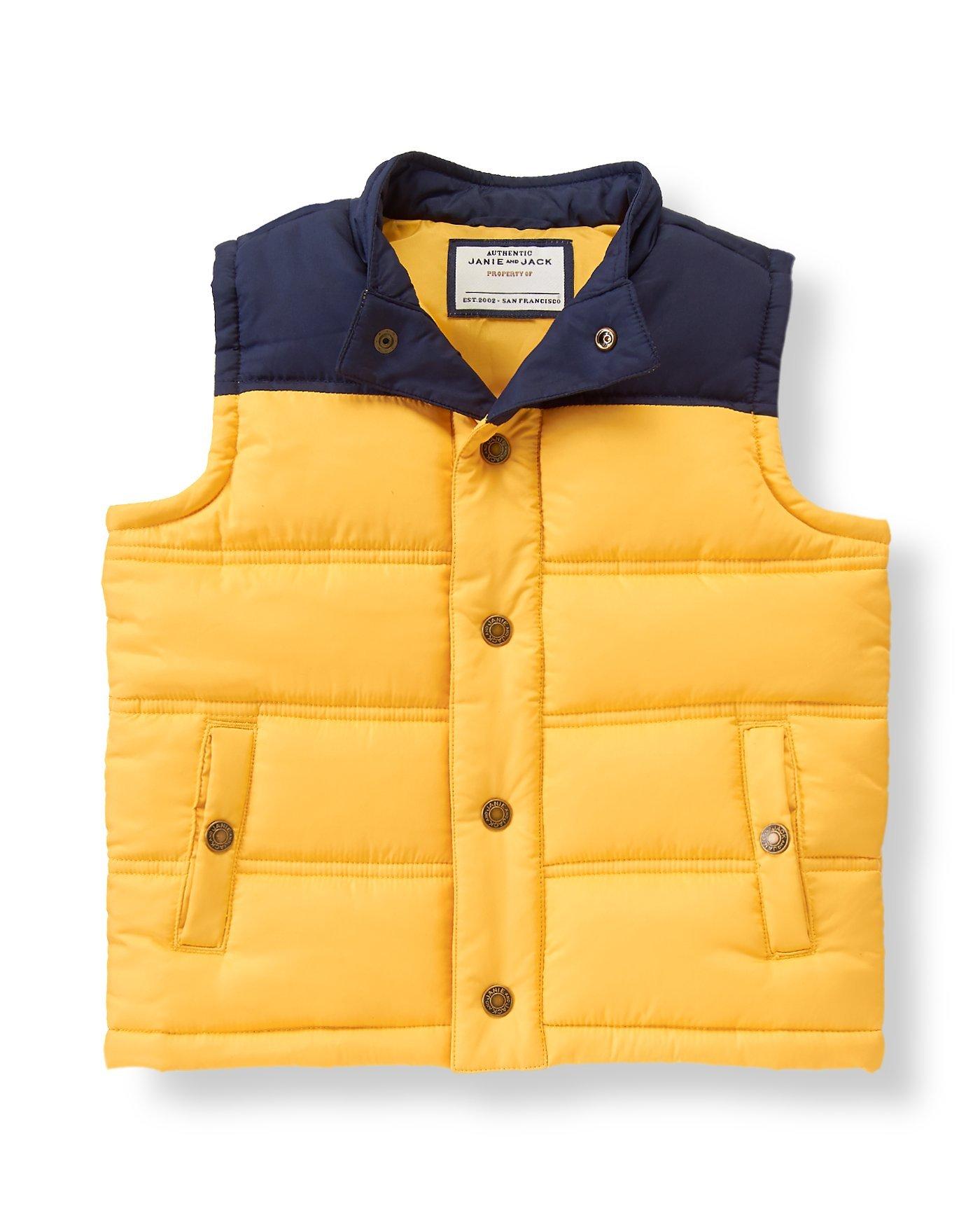 Colorblock Puffer Vest image number 0