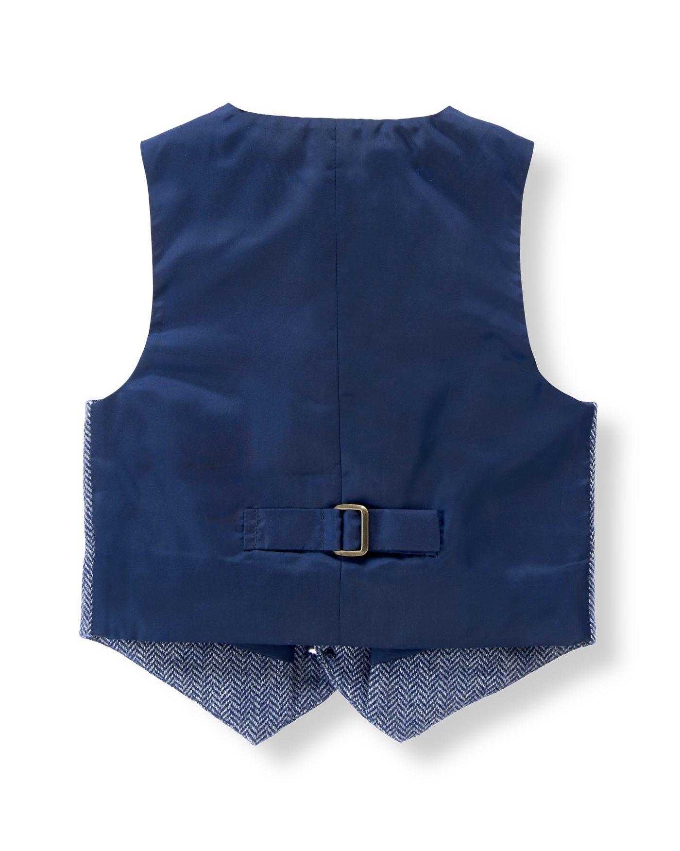 Herringbone Suit Vest image number 1