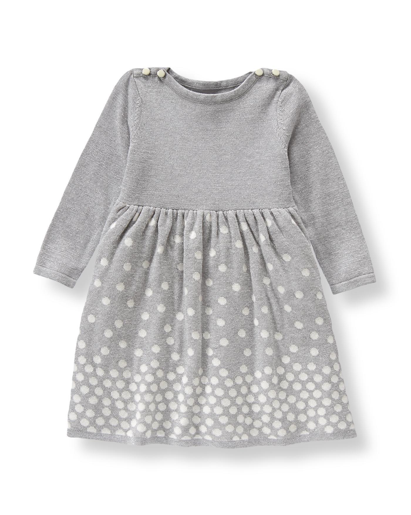 Shimmer Dot Sweater Dress image number 0