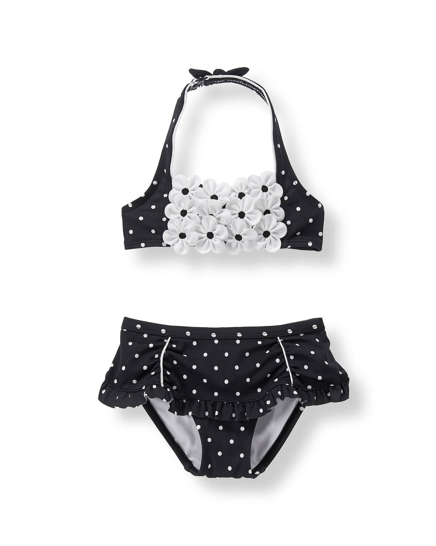 Polka Dot Two-Piece Swimsuit image number 0
