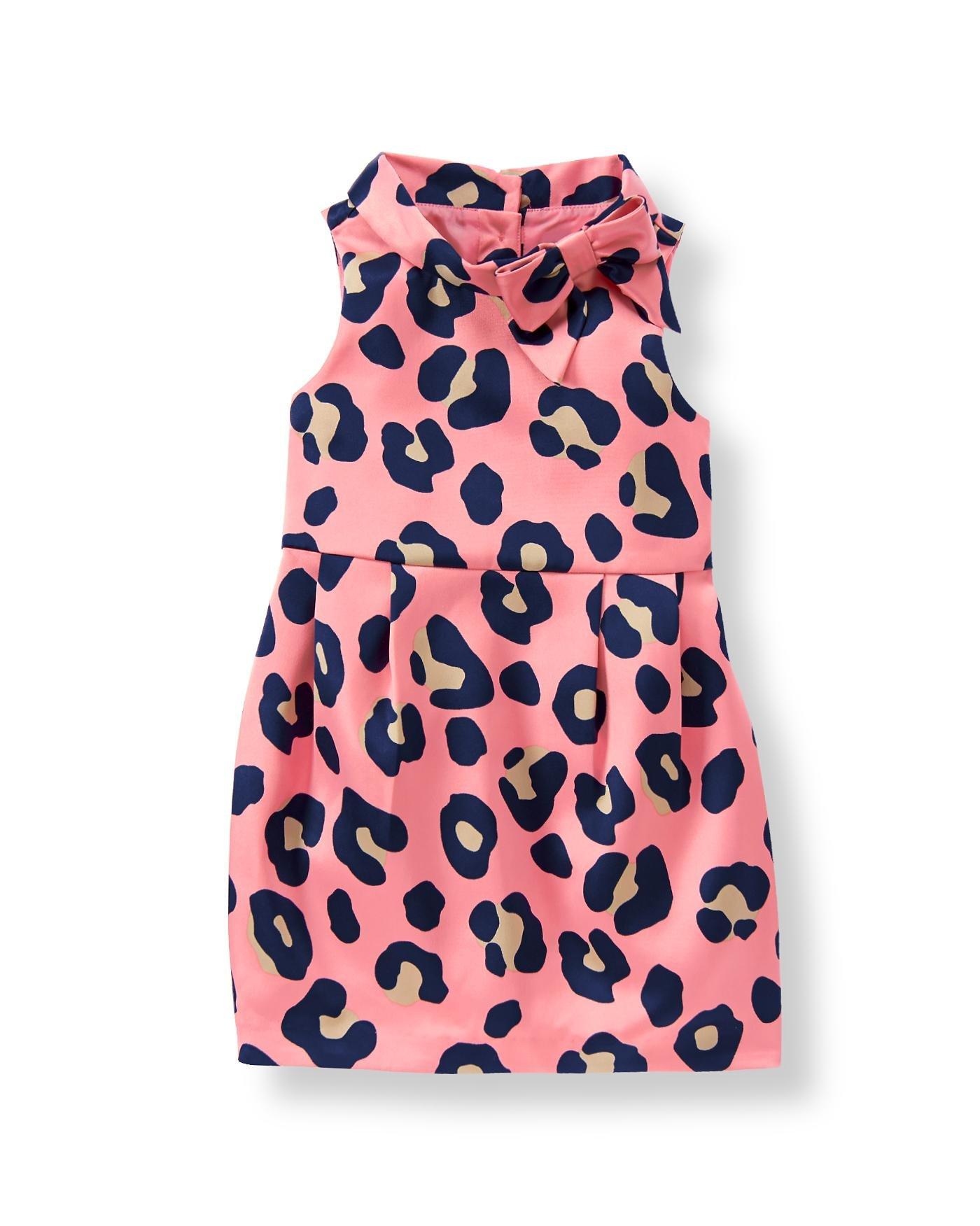 Leopard Satin Dress image number 0