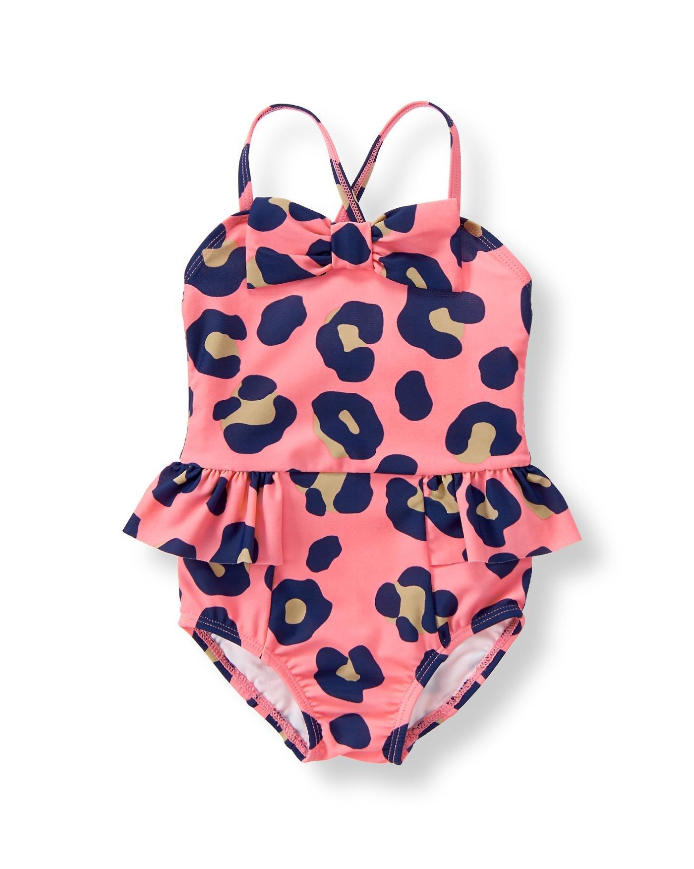 pink leopard swimsuit