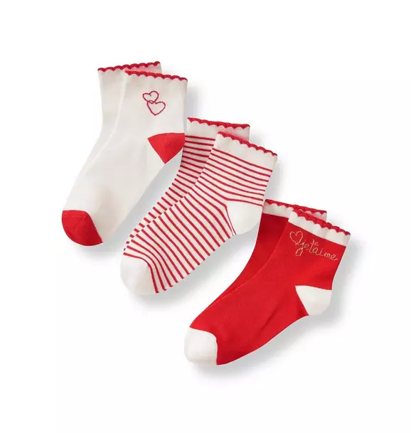 Heart Sock Three-Pack image number 0