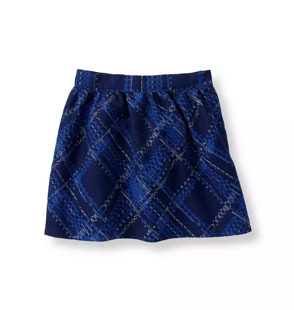 Shimmer Plaid Skirt image number 0