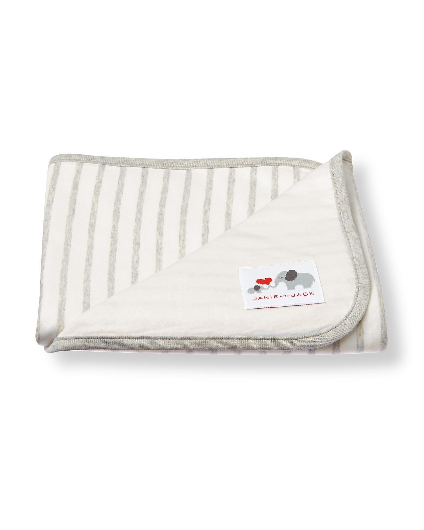 Reversible Striped Blanket image number 0