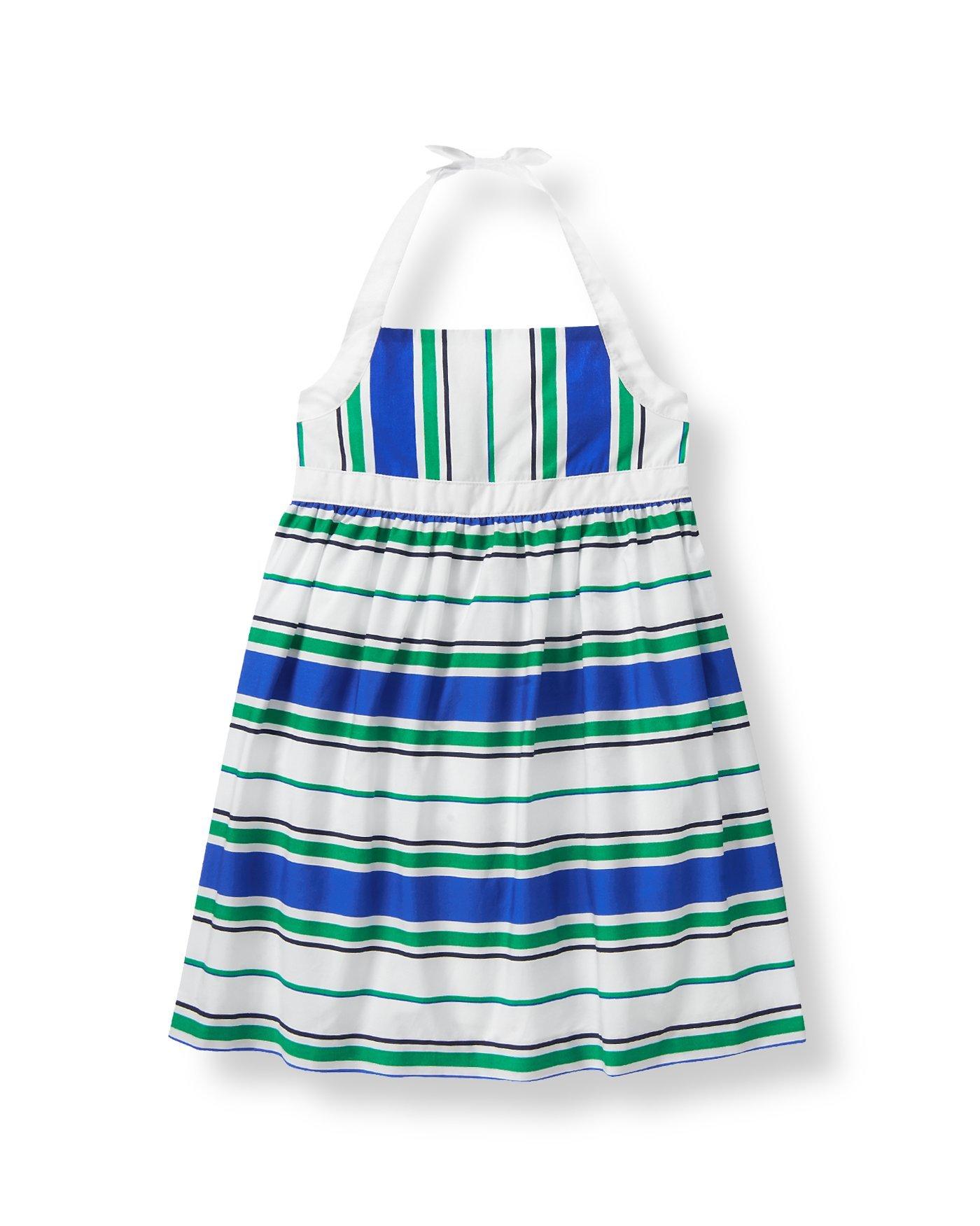 Striped Poplin Dress image number 0