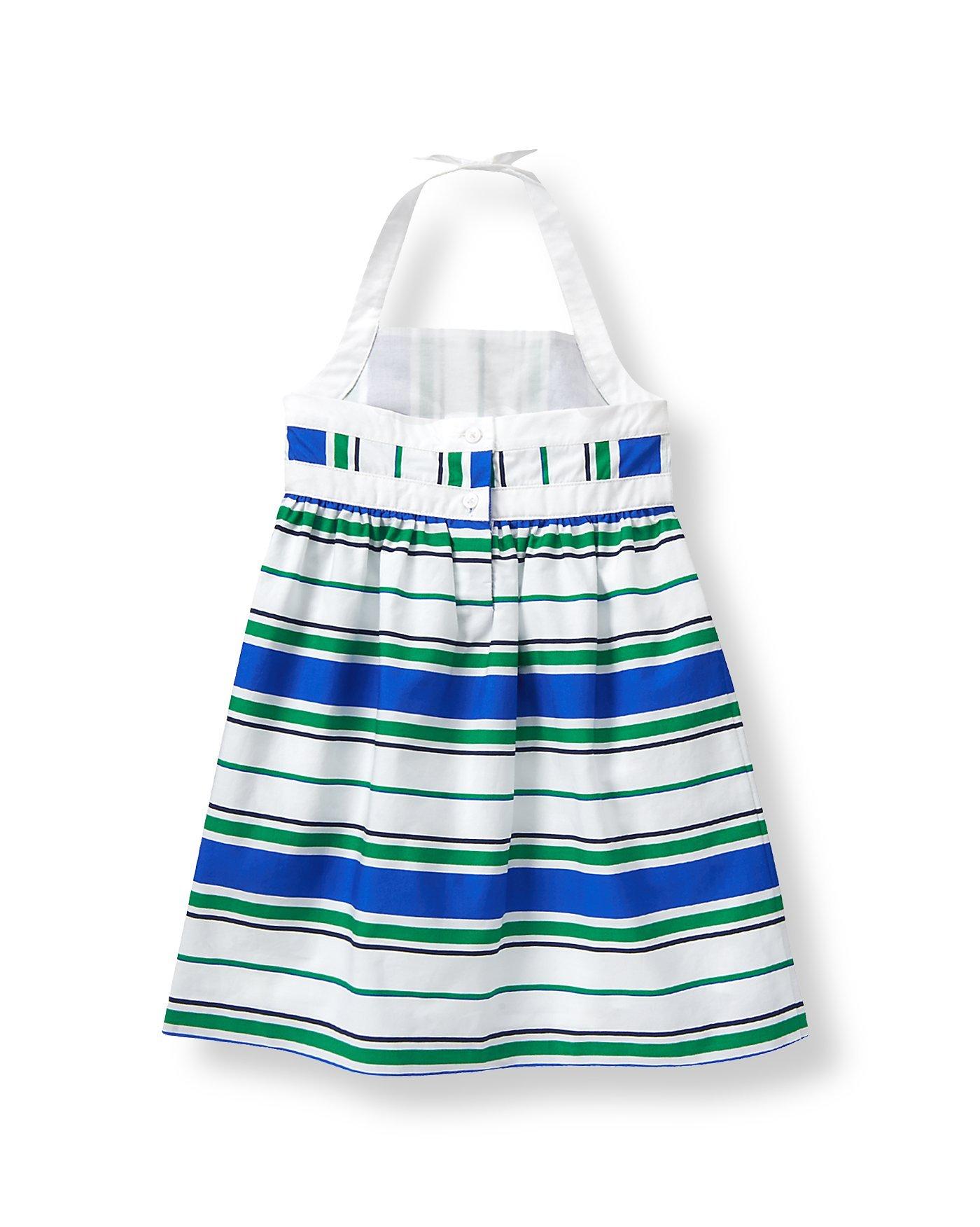 Striped Poplin Dress image number 1