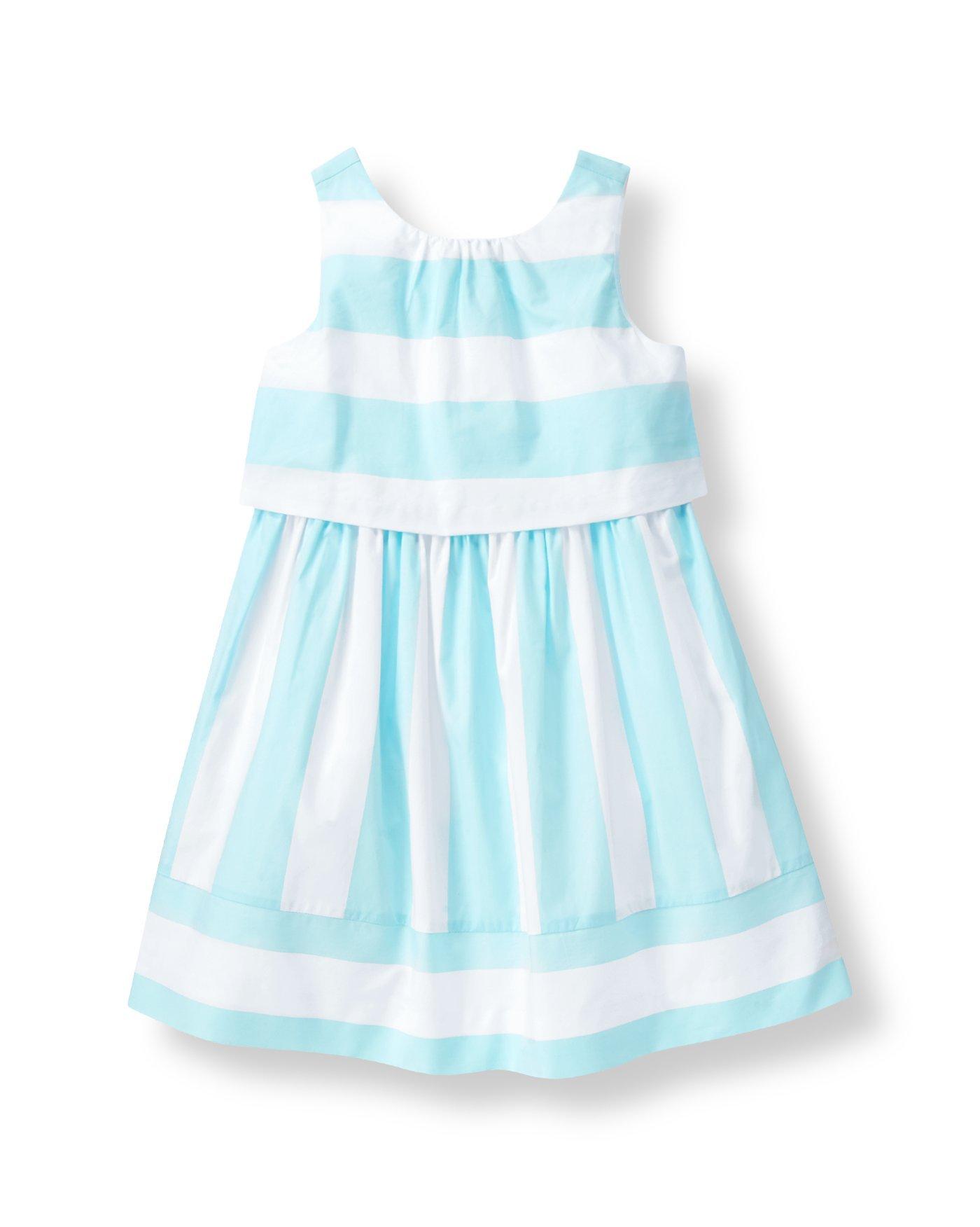 Striped Poplin Dress image number 0