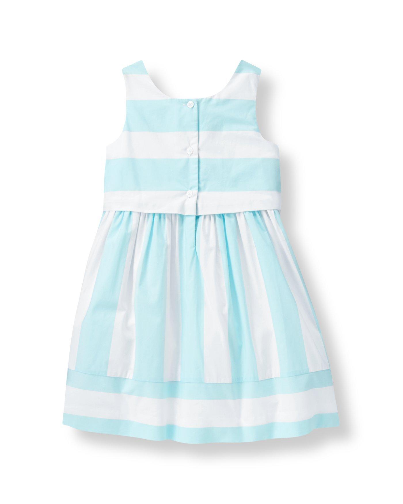 Striped Poplin Dress image number 1