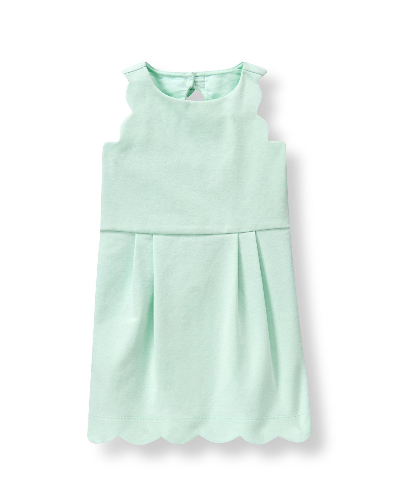 Scalloped Ponte Dress image number 0