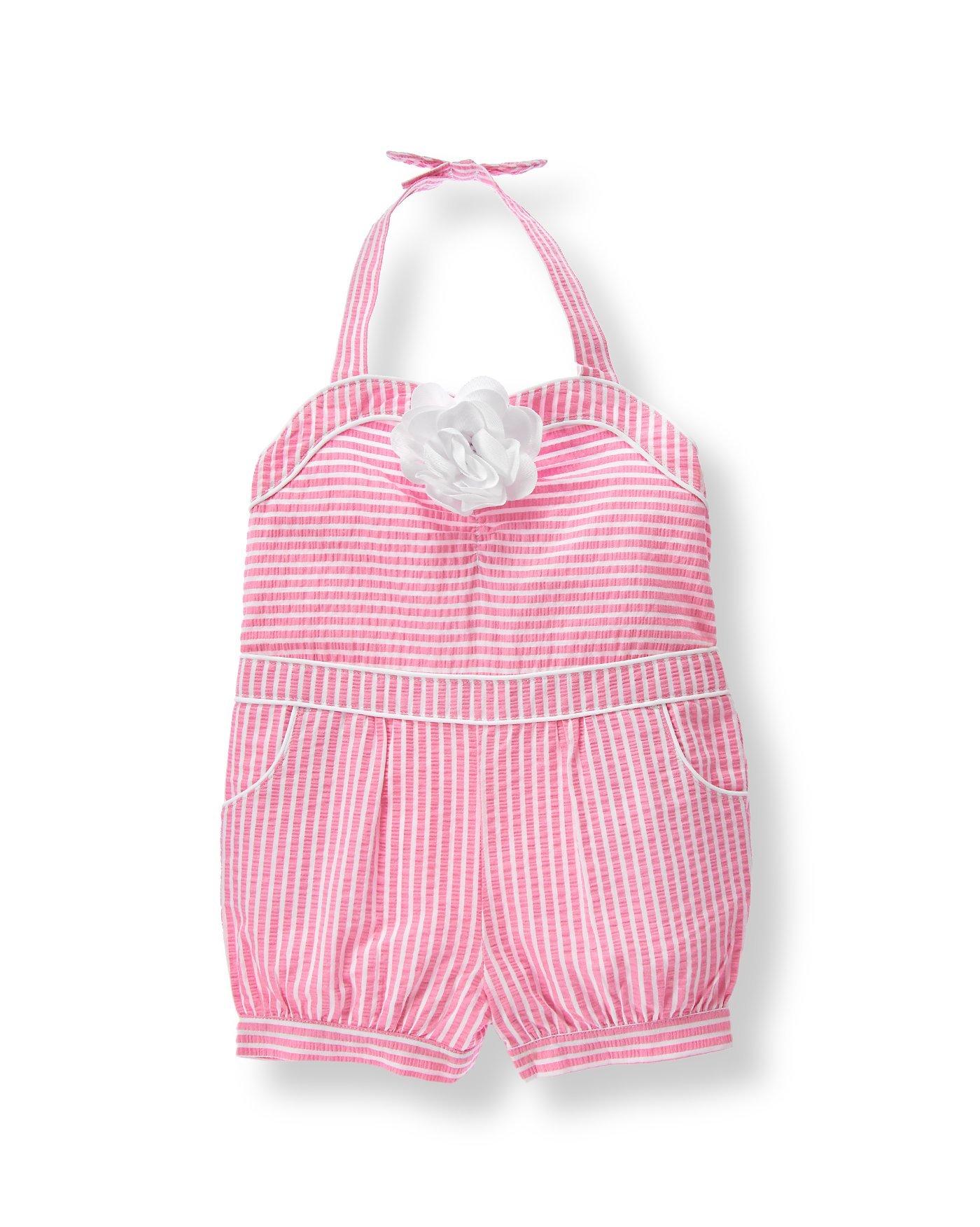 baby seersucker romper