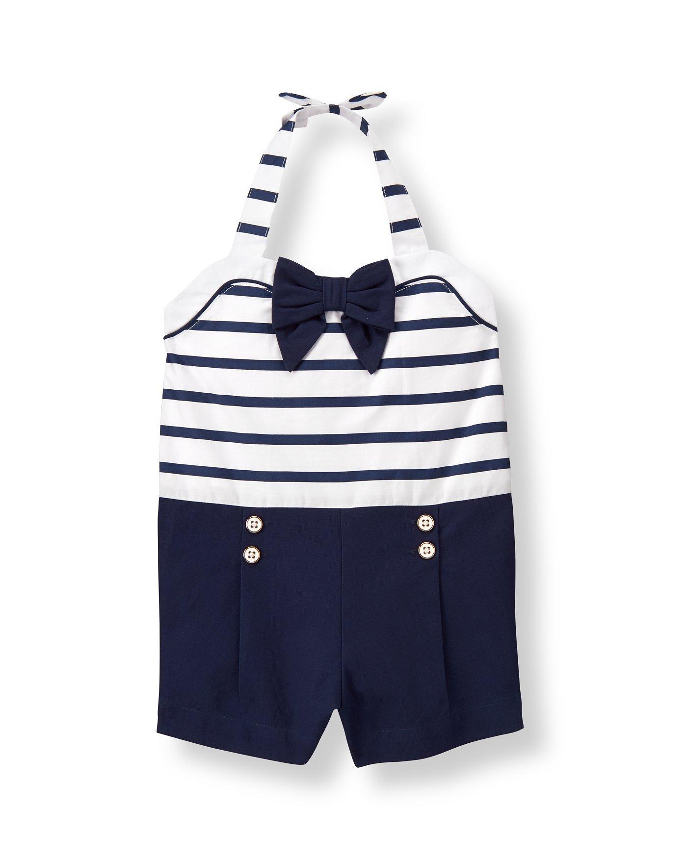 Striped Romper image number 0