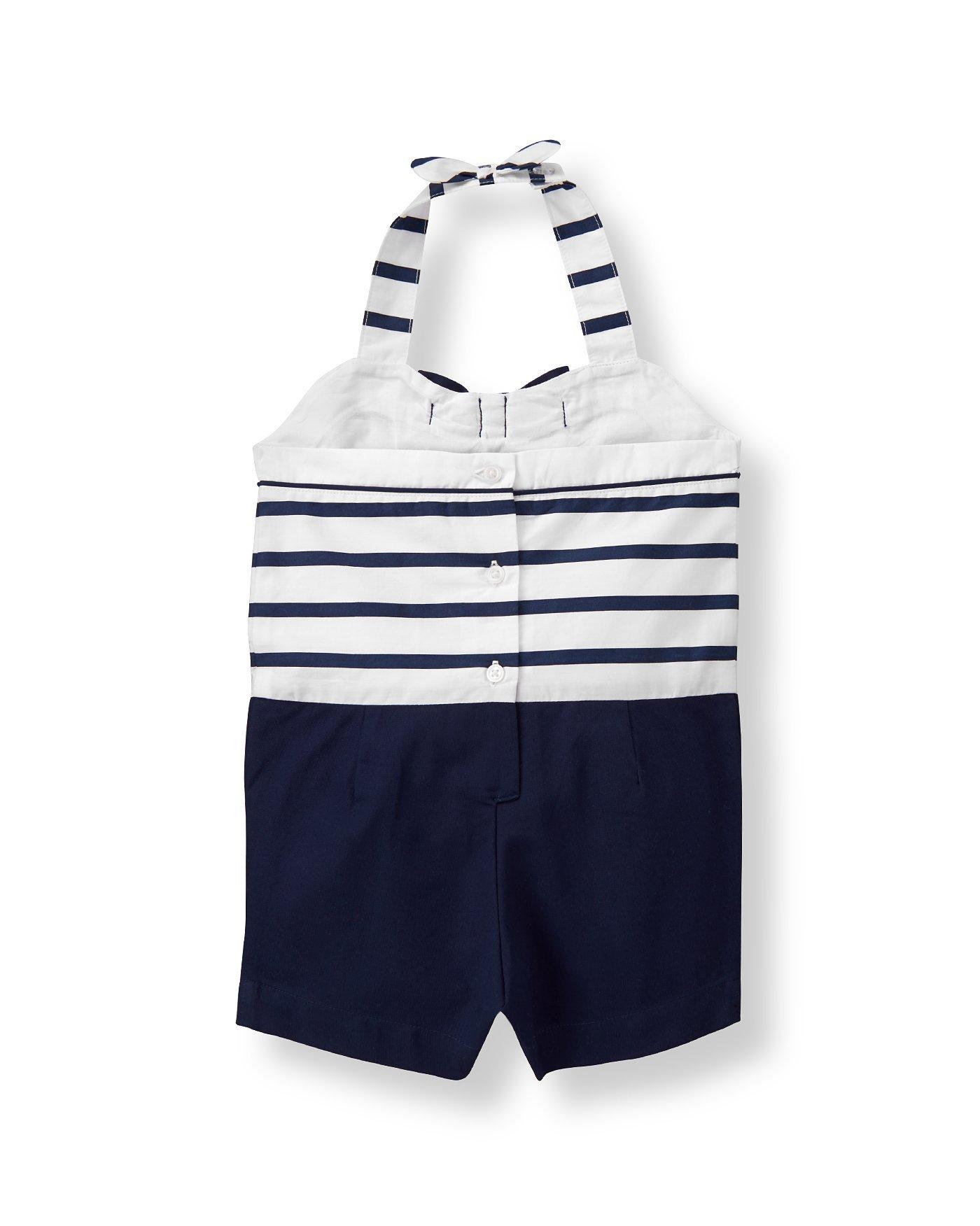 Striped Romper image number 1