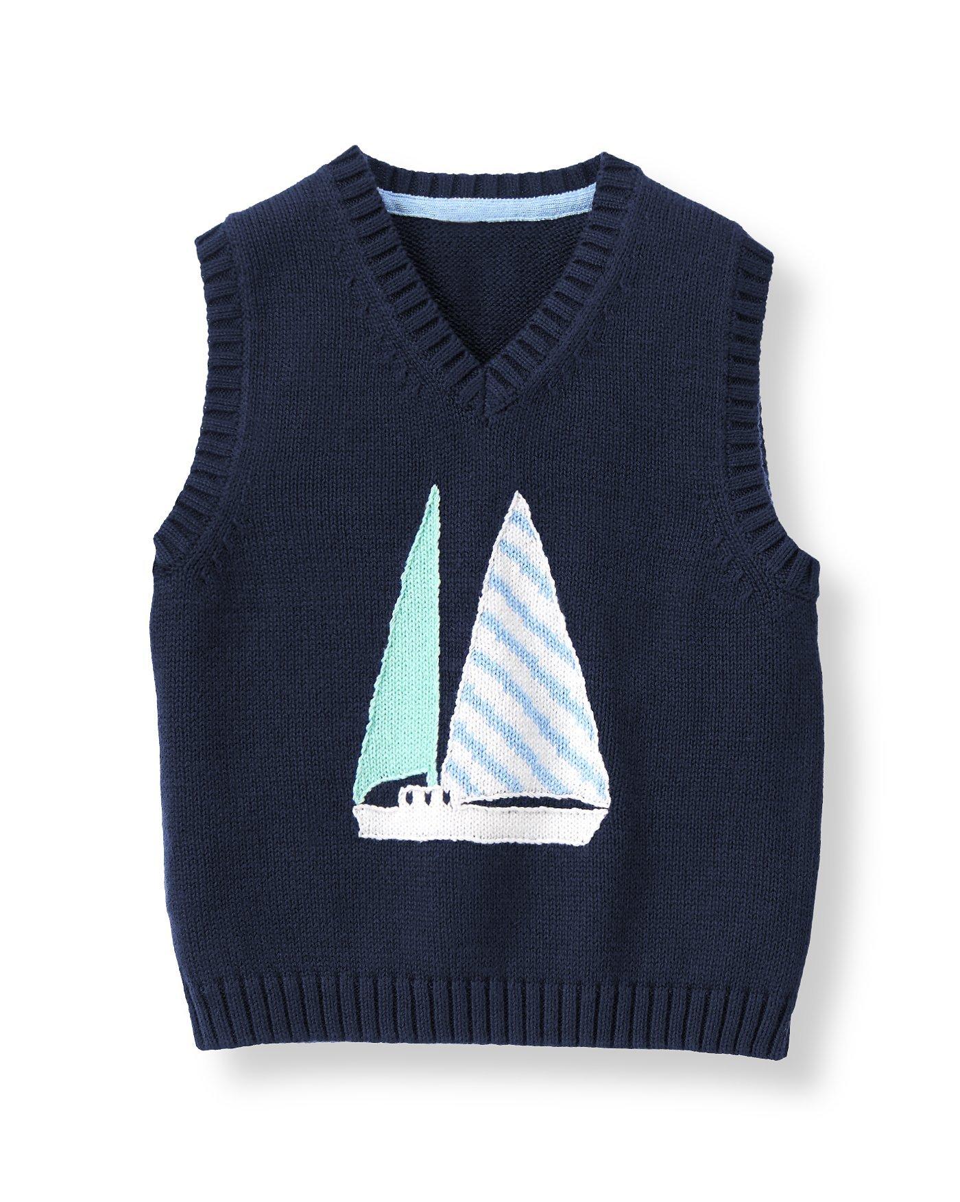 Sailboat Sweater Vest image number 0