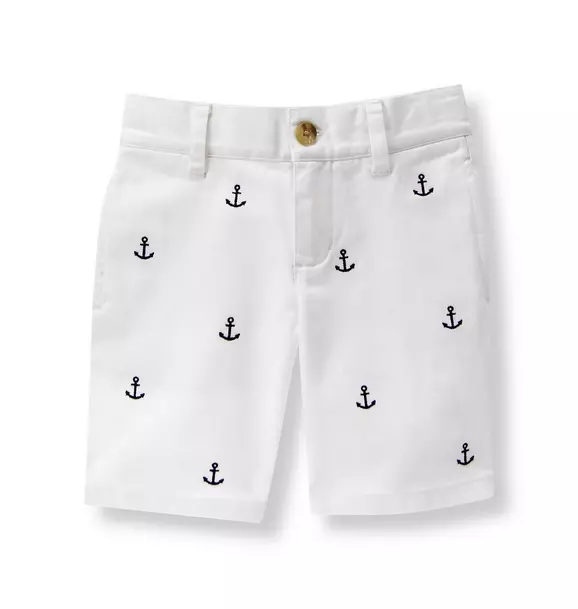 Embroidered Anchor Short image number 0