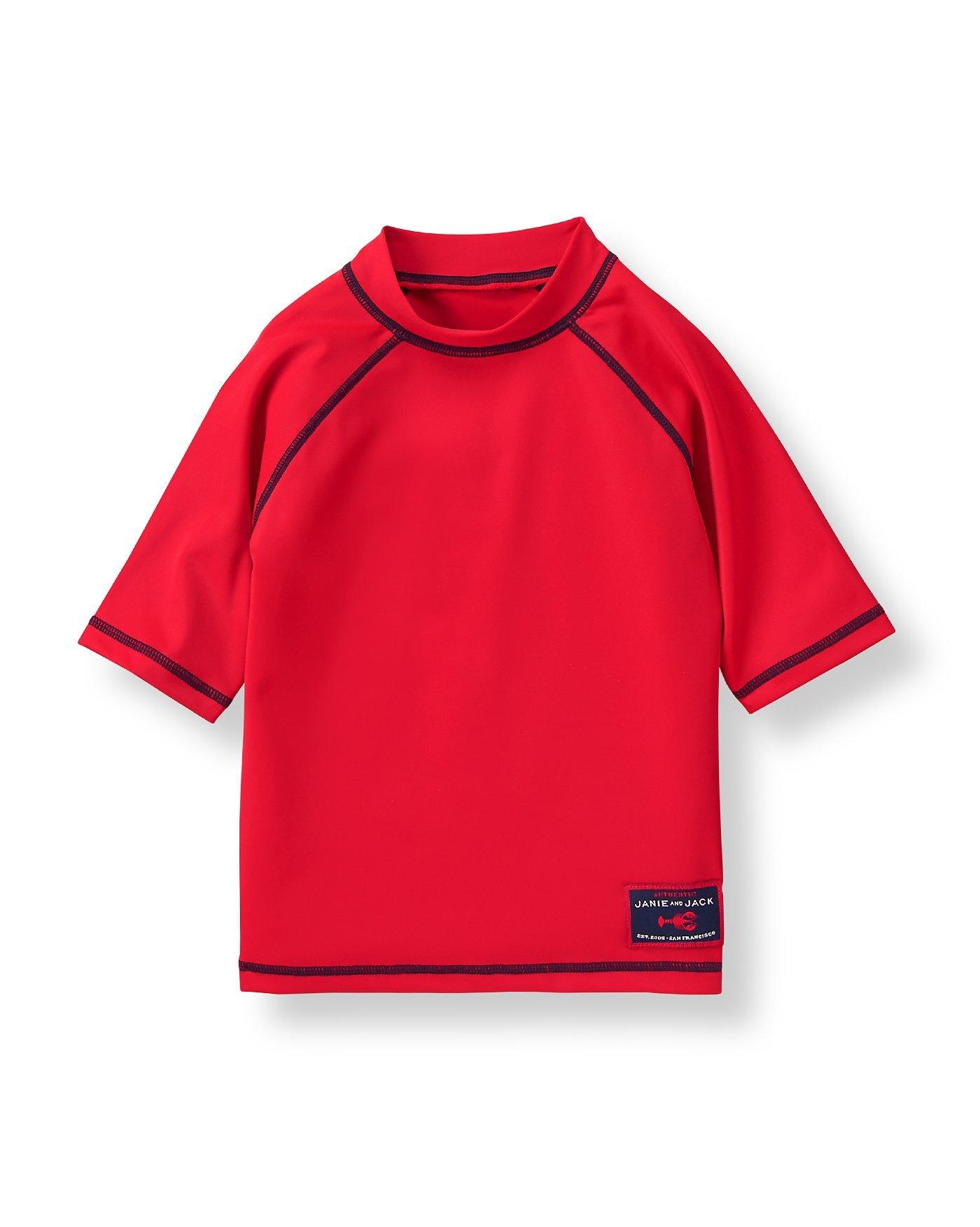 Contrast Stitch Rash Guard image number 0