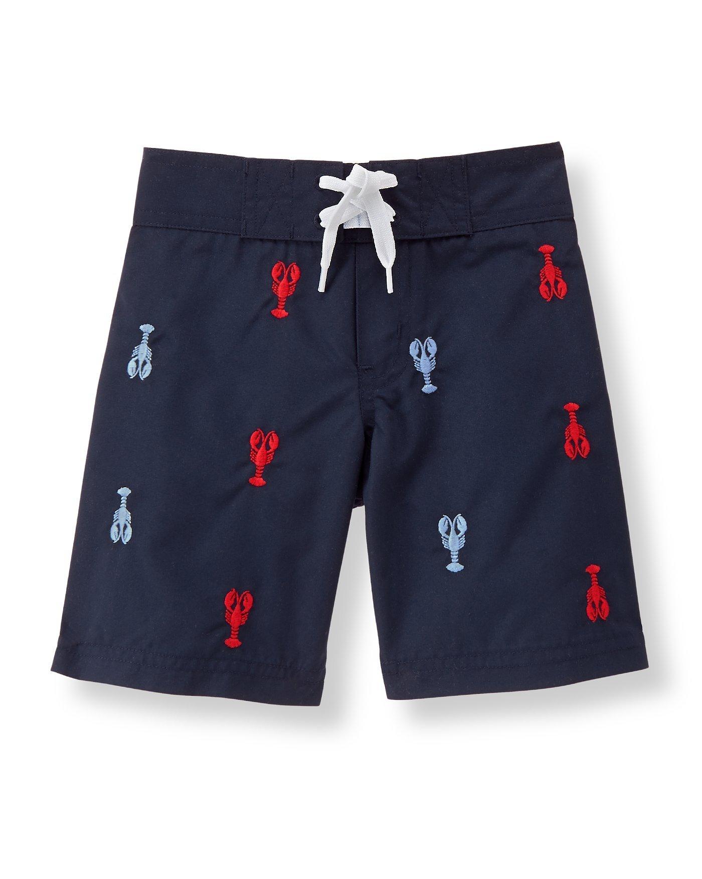 Lobster Print Swim Trunk image number 0
