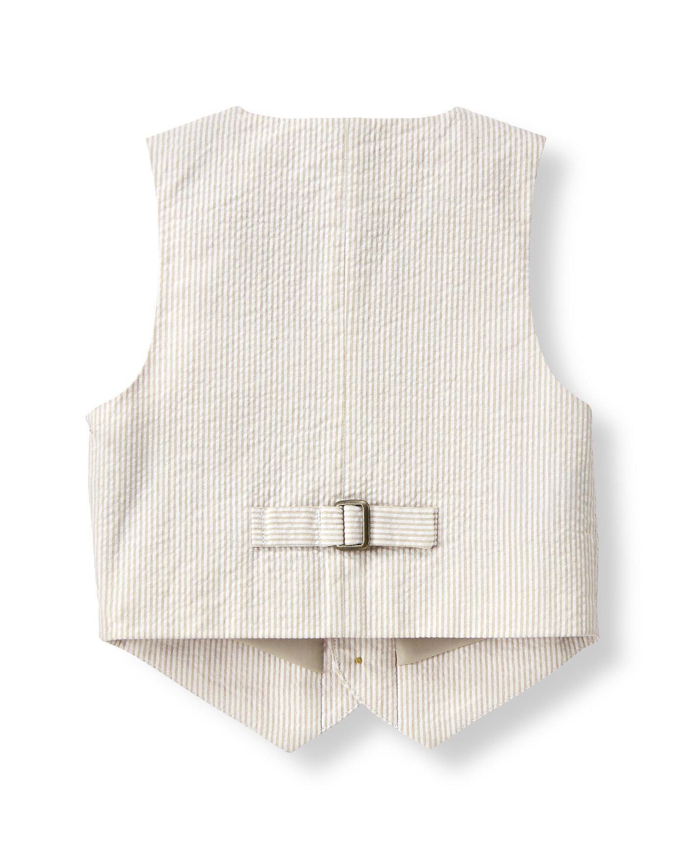 Seersucker Suit Vest image number 1