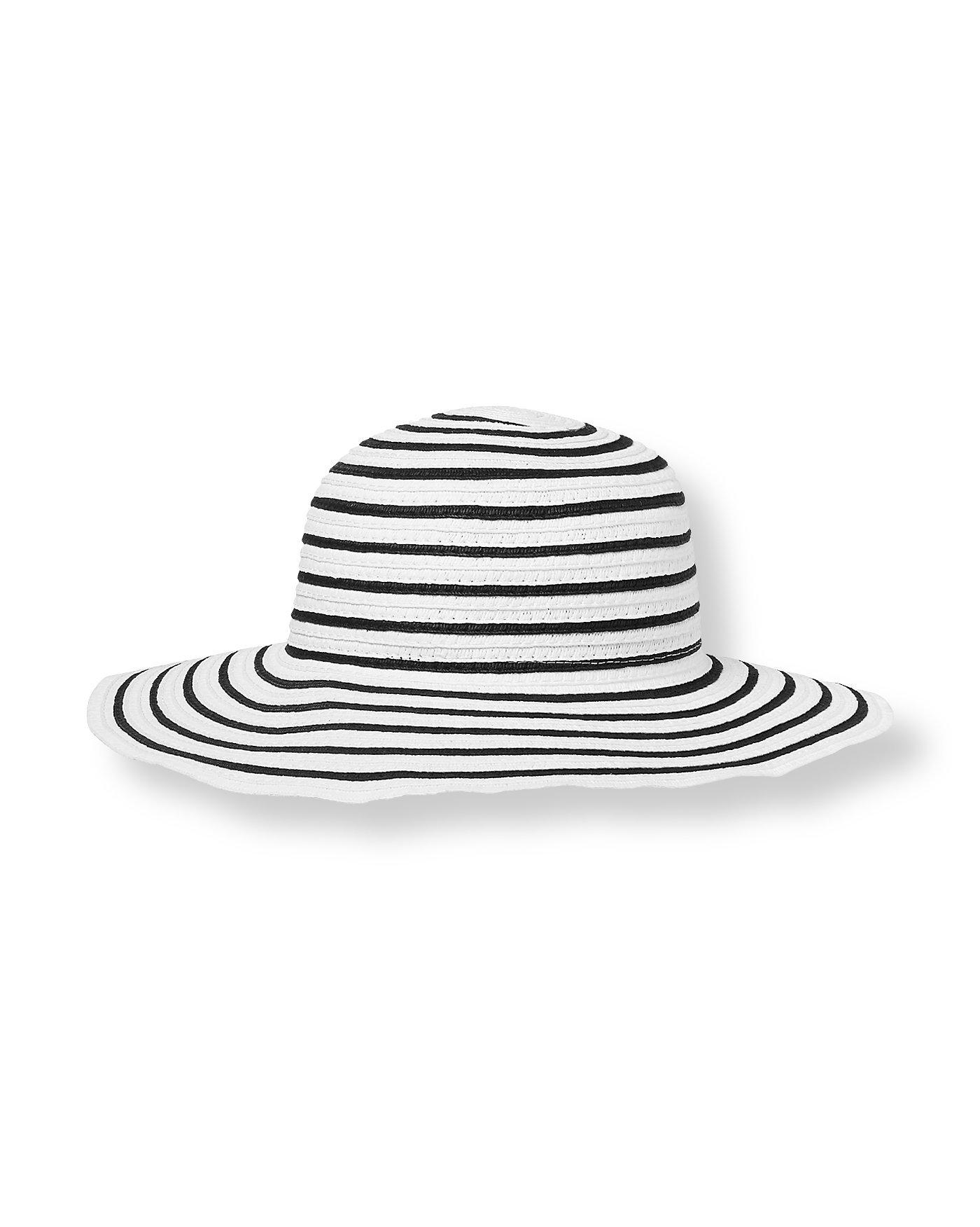 Striped Straw Hat image number 0