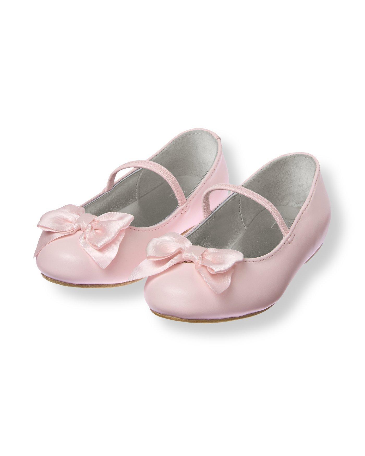 satin bow flats