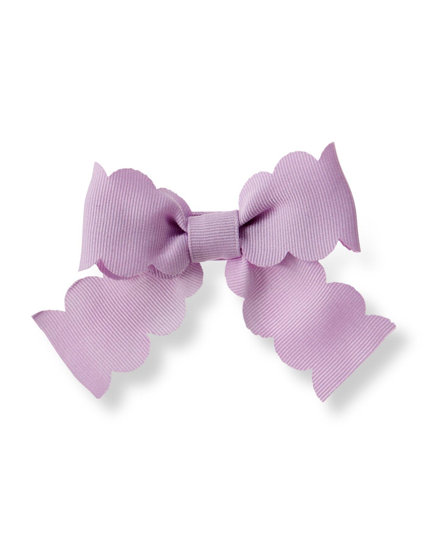 Scalloped Bow Clip image number 0