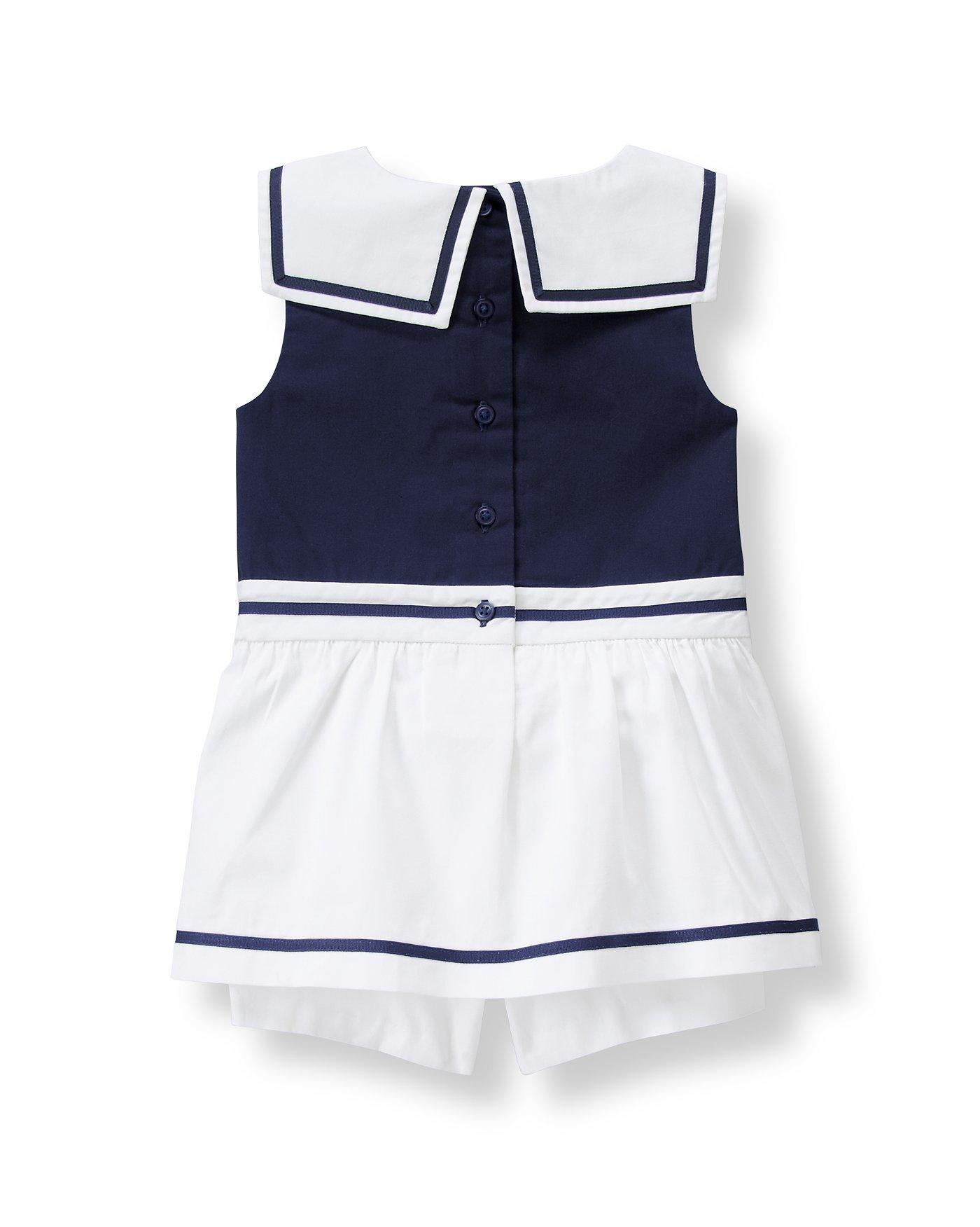 Sailor Skirted Romper image number 1