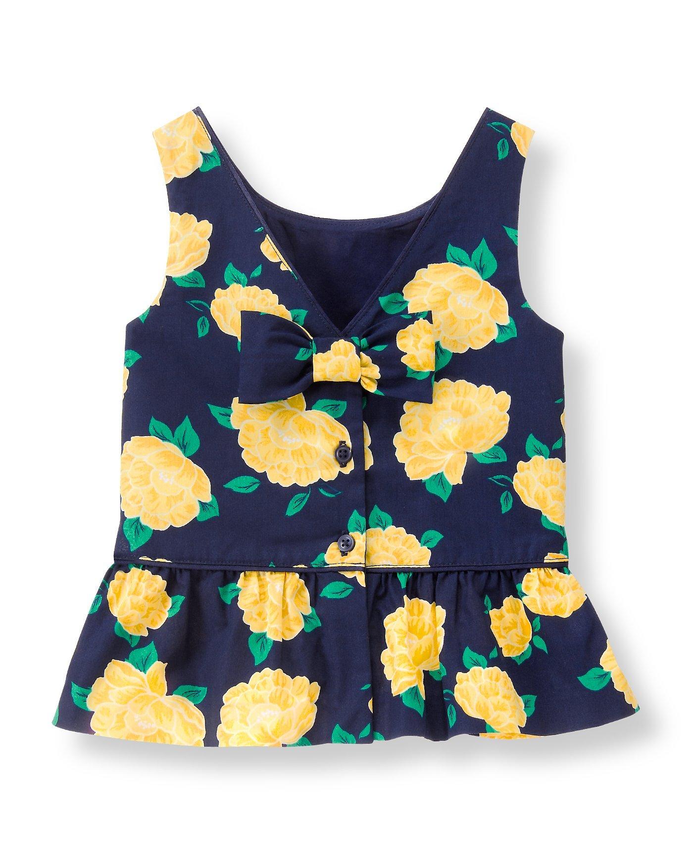 Floral Peplum Top image number 1