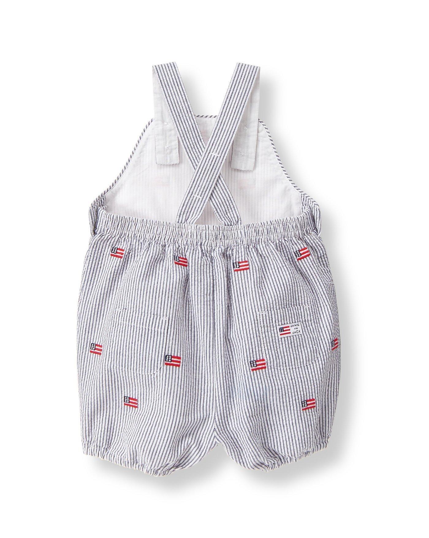 Embroidered Flag Shortall image number 1