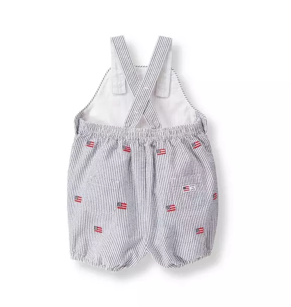 Embroidered Flag Shortall image number 1
