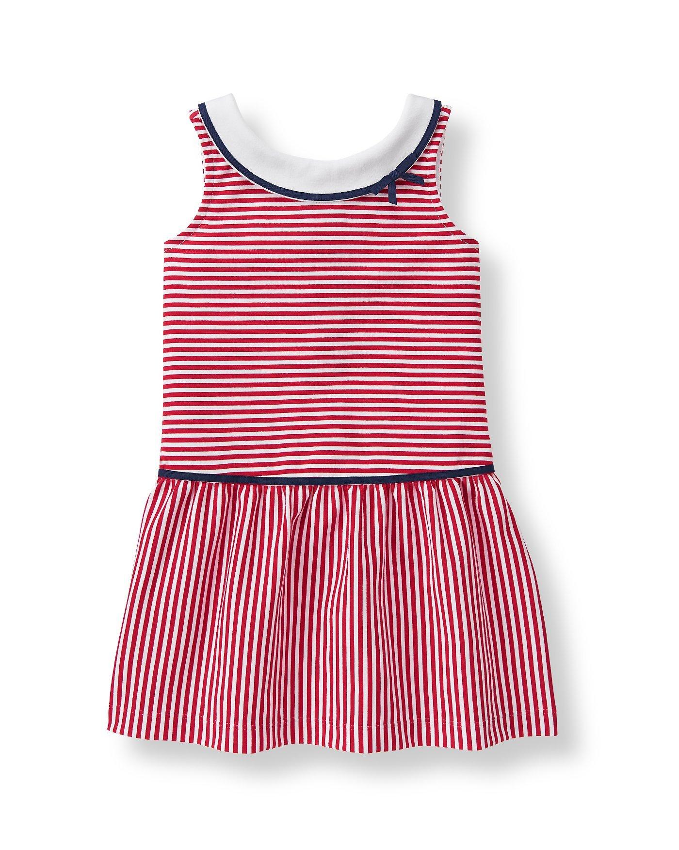 Striped Ponte Dress image number 0