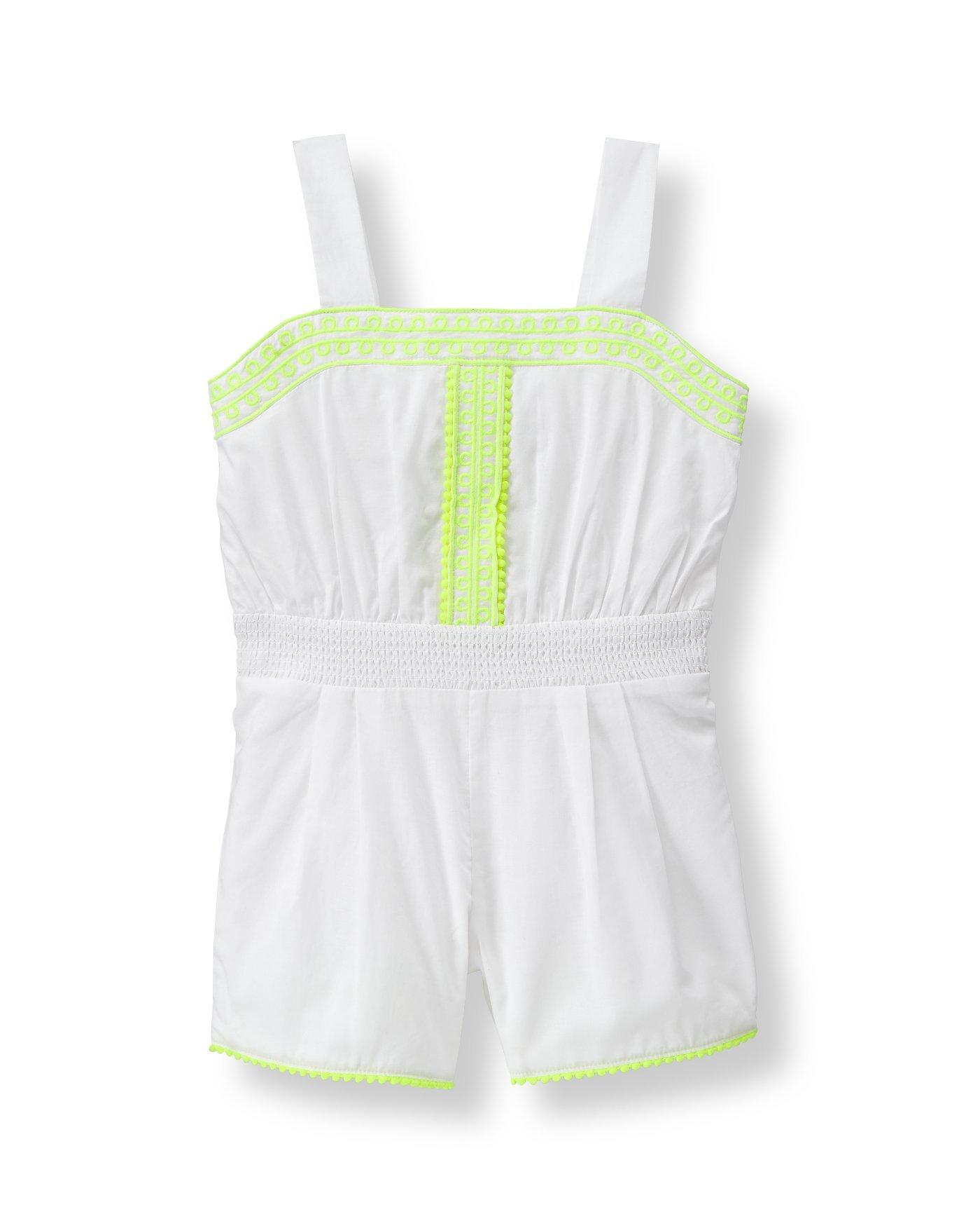 Glow Embroidered Romper image number 0